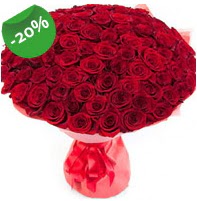 Özel mi Özel buket 101 adet kırmızı gül  Kırşehir uluslararası çiçek gönderme 