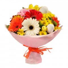 Karışık mevsim buketi Mevsimsel çiçek  Kırşehir internetten çiçek satışı 