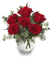 Vazo içerisinde 5 adet kırmızı gül  Kırşehir ucuz çiçek gönder 