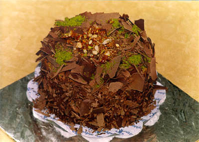 Çikolatali 4 ila 6 kisilik yas pasta  Kırşehir çiçek yolla , çiçek gönder , çiçekçi  