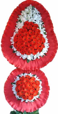  Kırşehir internetten çiçek siparişi  Çift katlı kaliteli düğün açılış sepeti